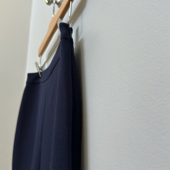 Aritzia Babaton Navy Blue Straight Leg kick Flare Pants Size 6 - Picture 9 of 12